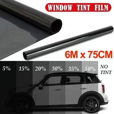 Foreign Trade Exclusive Color Box DIY Kit Car Window Glass Solar Film Explosion-Proof Sun Protection Heat Insulation Film Single Layer Anti-Wear