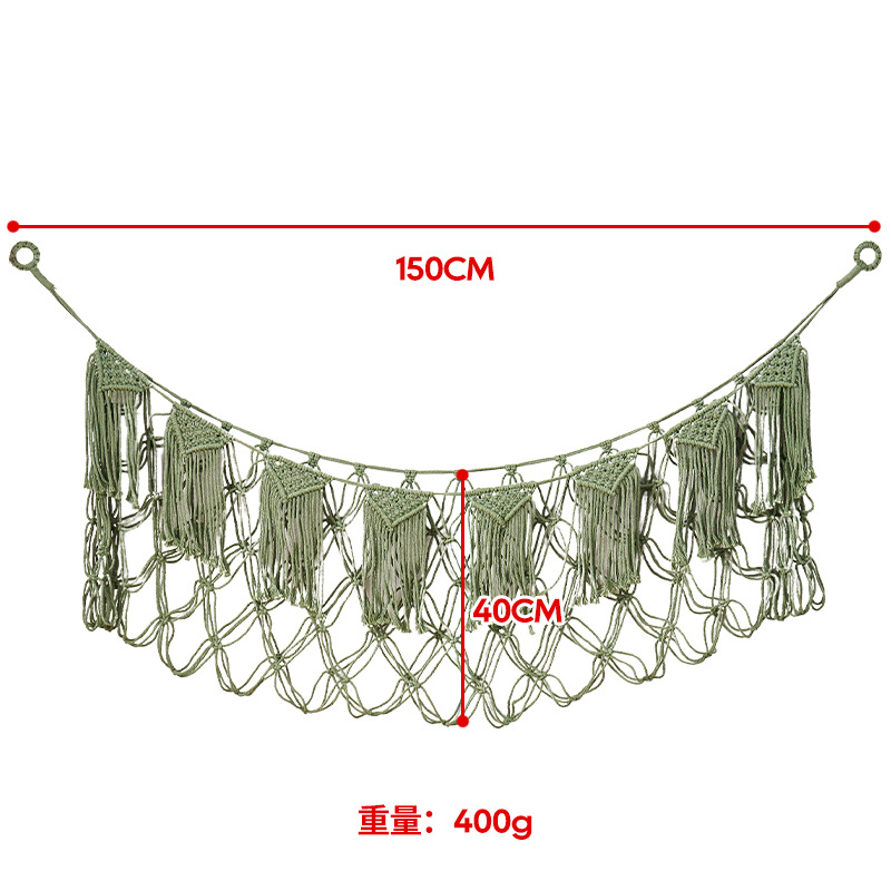 人形玩具収納ネットポケット綿紐吊り下げ人形ぬいぐるみ布人形壁織り収納ネットハンモックネットポケット