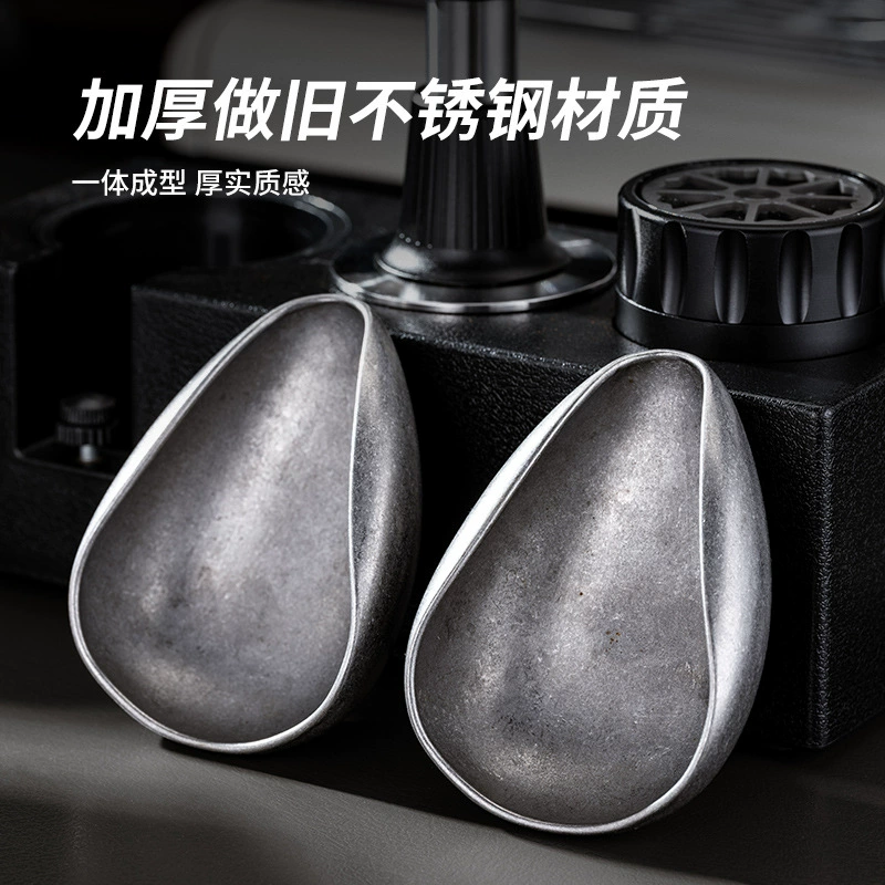 Coffee container stainless steel, measuring cup, measuring spoon