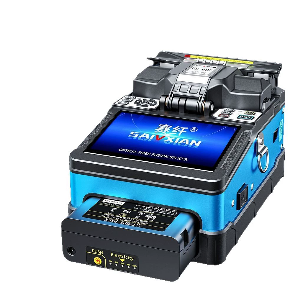 High-precision fully automatic bare fiber fiber fusion splicing machine optical cable home hot-melt jumper leather cable pigtail fiber splicing machine complete set