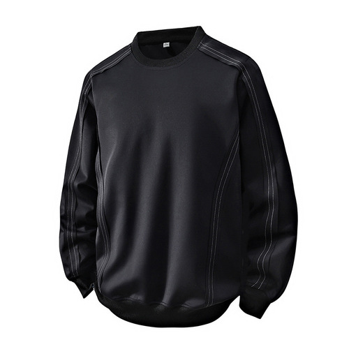 Men's sweaters spring and autumn new all-matching pullover tops men's 3D long-sleeved round collar sweaters men
