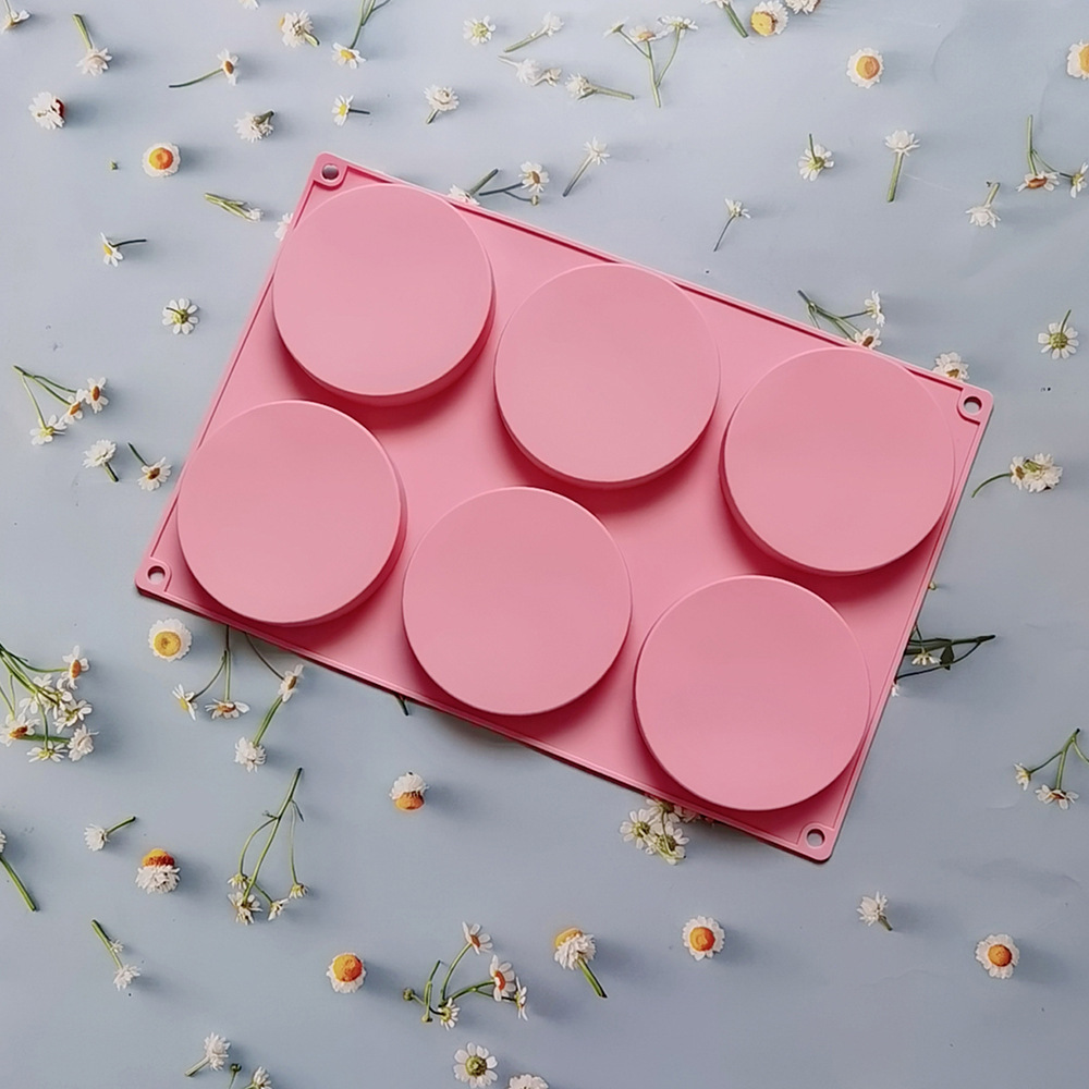 6 discos 153 pastel chocolate molde de silicona molde de postre decoración de pastel de cocina horneador Ma Green