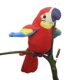 Parrot learning talking parrot can twist and fan wings children's electric plush toy recording parrot