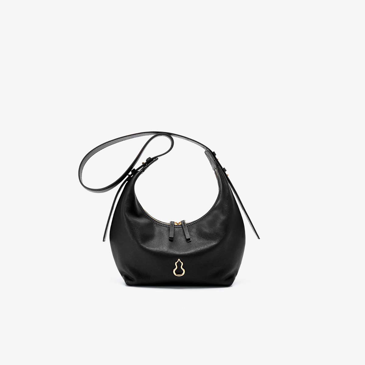 BAMPO Crescent Dumpling Shoulder Bag New Moon-shaped Hobo Crossbody Bag Minimalist Versatile Work Commuter Bag - Thumbnail 6