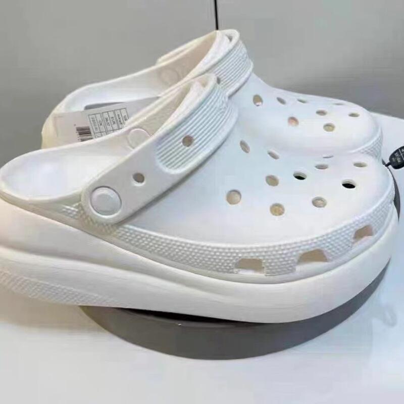 クロス下駄クラウドパフ高さ増加厚底ダッドシューズカルロスビーチシューズアウトドアサンダル男性と女性の靴|undefined