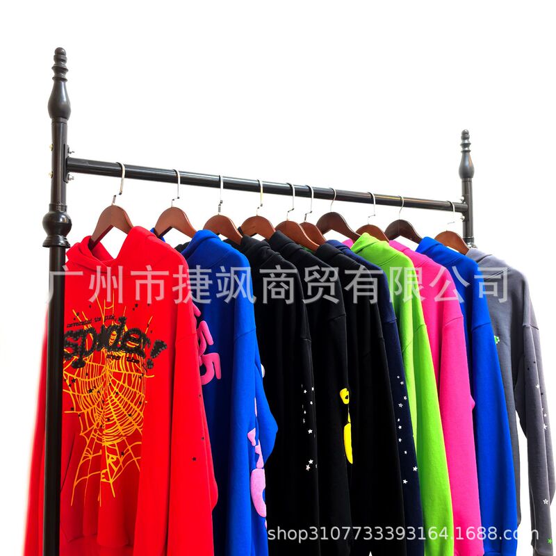 Real Shot of European and American Trendy Brand Sp5Der Heavyweight 420g Fleece Hoodie, Trendy Sweatshirt Direct from Factory Wholesale Real Shot of European and American Trendy Brand Sp5Der Heavyweight 420g Fleece Hoodie, Trendy Sweatshirt Direct from Factory Wholesale