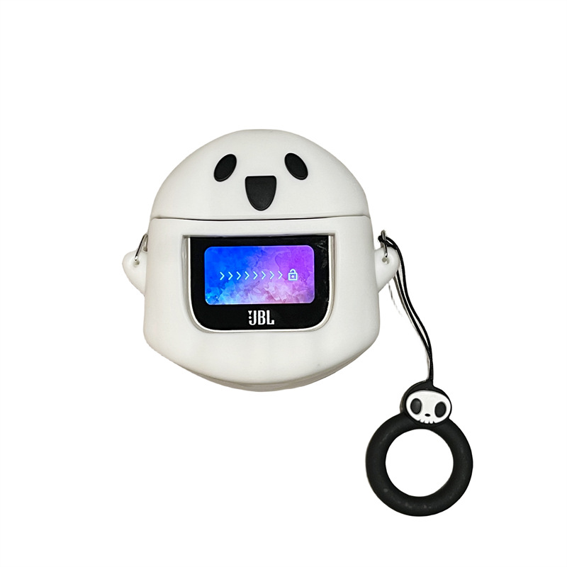 Silicone soft shell-white ghost