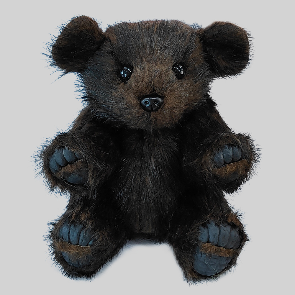 Oso marrón bebé lindo juguete de peluche Kaola decoración cabeza extremidades ajustable niños creativa pequeña muñeca mapache