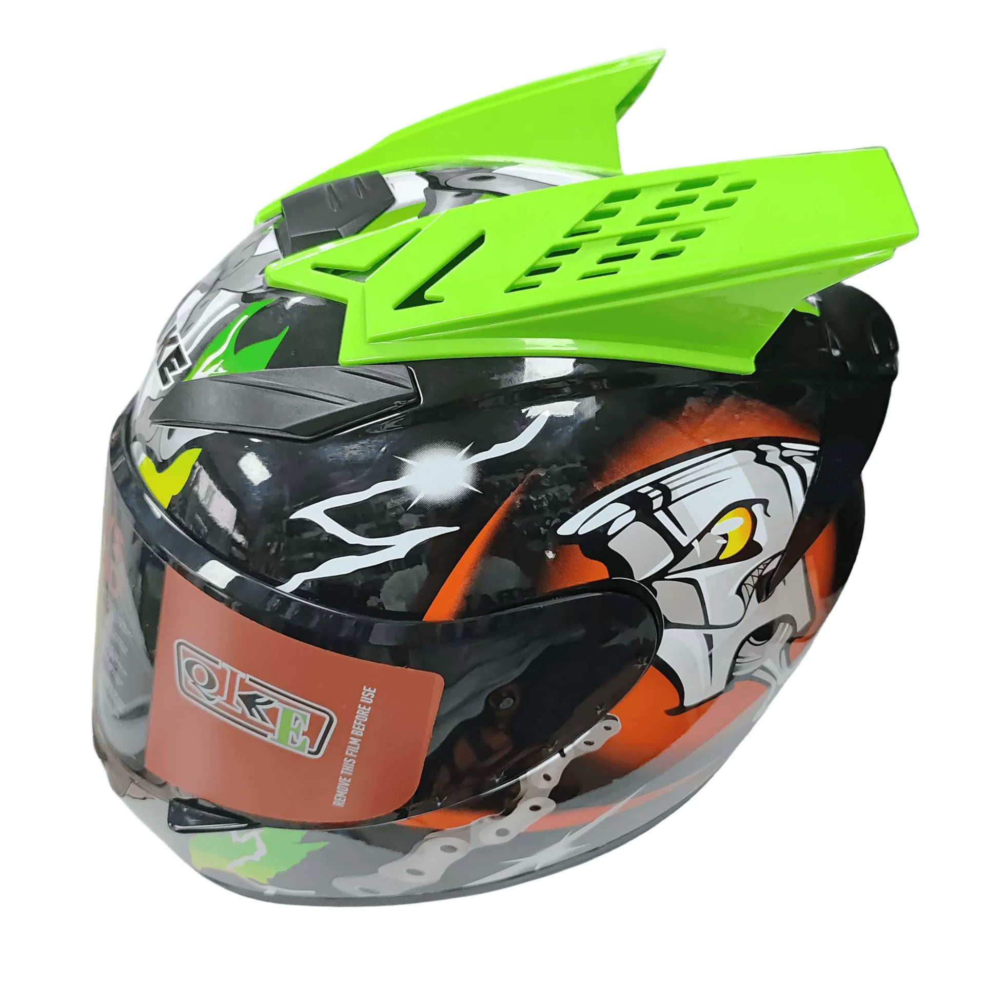 Decorations, half helmet, creative mask, handmade