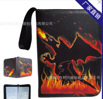 FUENTE fabricante en stock suministro baokemeng juego tarjeta colección libro Magic Baby Tarjeta de cremallera libro de almacenamiento