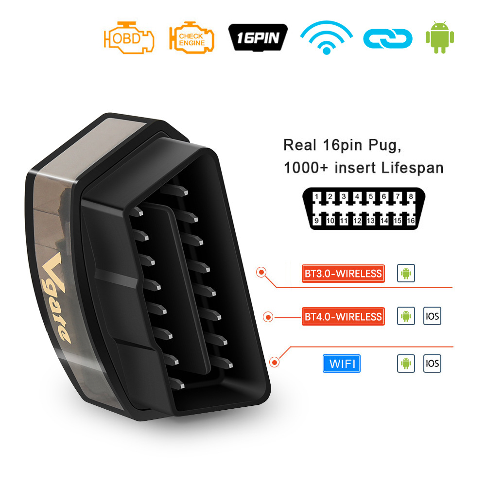VGATE ICAR Pro BT3.0 Bluetooth OBD car scaner Android car fault detector