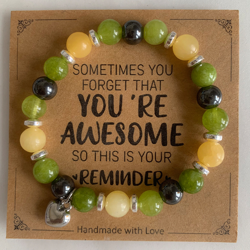 8mm Rosa cebra cuentas de piedra pulsera con tarjeta de regalo de vacaciones hombres y mujeres amistad amor pulsera de cuentas al por mayor venta caliente