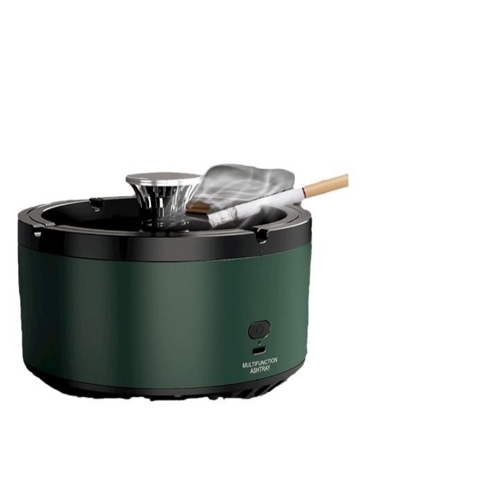 (2개) 선물 스마트 재떨이 홈 거실 하이 엔드 분위기 자동차 자동 흡연 공기 청정기