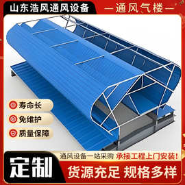 钢结构内通风气楼厂家厂房通风器流线型屋顶通风气楼自然通风气楼