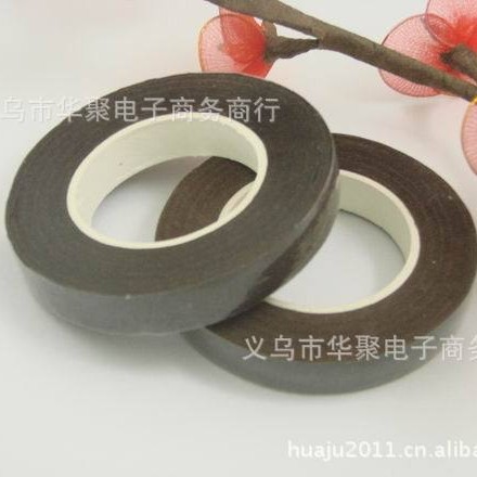 批发丝网花制作粘性手卷纸 仿真花花艺胶带 19种颜色可选30y