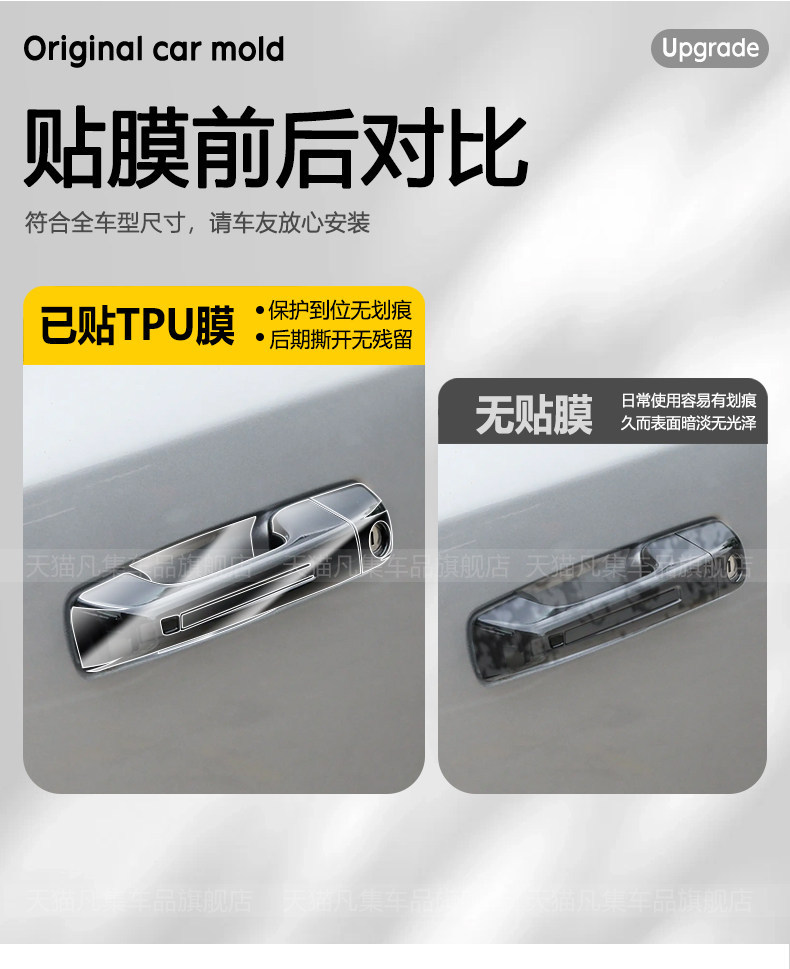 Suitable for 26 models of Dodge Ram trucks, including the RAM lighting headlights and front daytime running lights; light black scratch-resistant protective film
