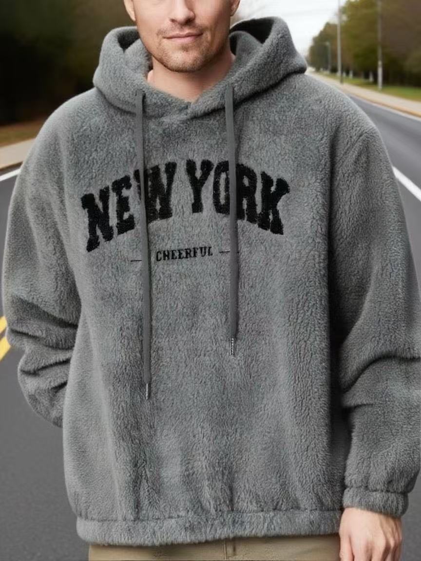 Nueva impresión transfronteriza europea y americana marca de marea independiente estación 3D chaqueta de cuerda con capuz estilo deportivo casual chaqueta de hombre