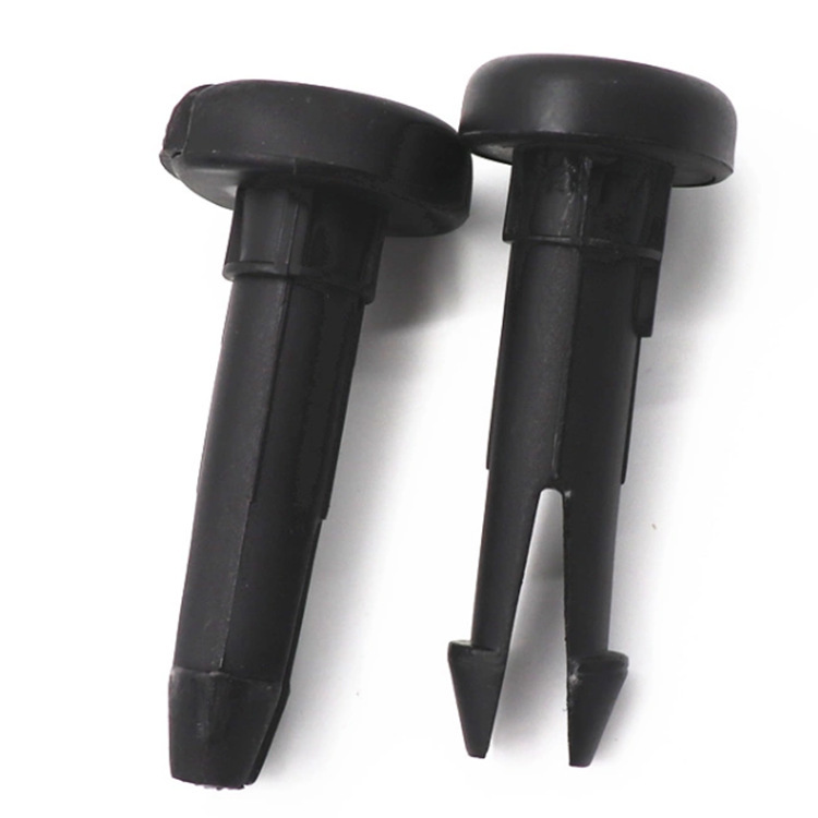 Negro Apertura 12mm cánula reposacabezas, reposacabezas perno de plástico interruptor control ajuste