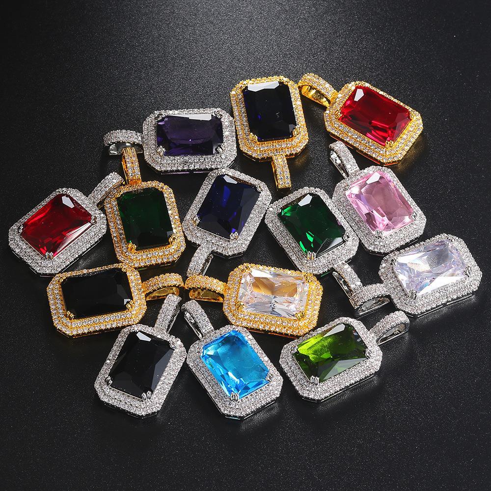 Mode Géométrique Le Cuivre Incruster Zircon Pendentif 1 Pièce display picture 7