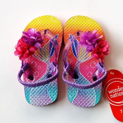 summer Europe and America brand PLACE Peach children woman Foreign trade on vacation Sandy beach slipper