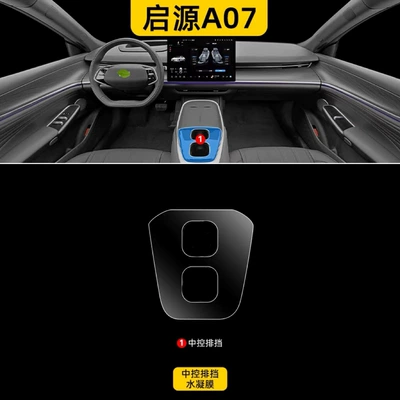 Decoration Supplies Modification Parts, Car interior film - central-control-gear-film