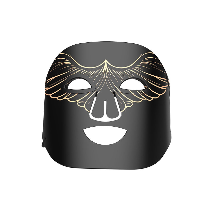 Lescoton fotón rejuvenecimiento de la piel instrumento LED máscara de silicona rojo y azul brillante fila luz espectro máscara belleza instrumento