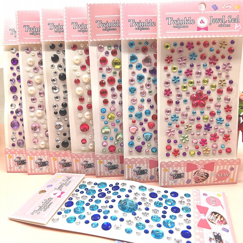 Children's diamond crystal acrylic Diamond stickers kindergarten DIY handmade decorative creative stickers decorative stickers wholesale Children's diamond crystal acrylic Diamond stickers kindergarten DIY handmade decorative creative stickers decorative stickers wholesale