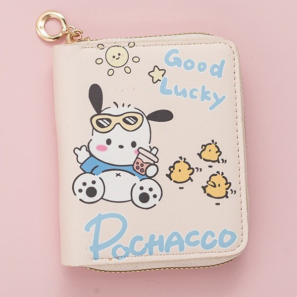 New Cute Puppy Coin Purse Small Cartoon Anime Female Student Short Zipper Multifunctional Wallet Card Bag New Cute Puppy Coin Purse Small Cartoon Anime Female Student Short Zipper Multifunctional Wallet Card Bag