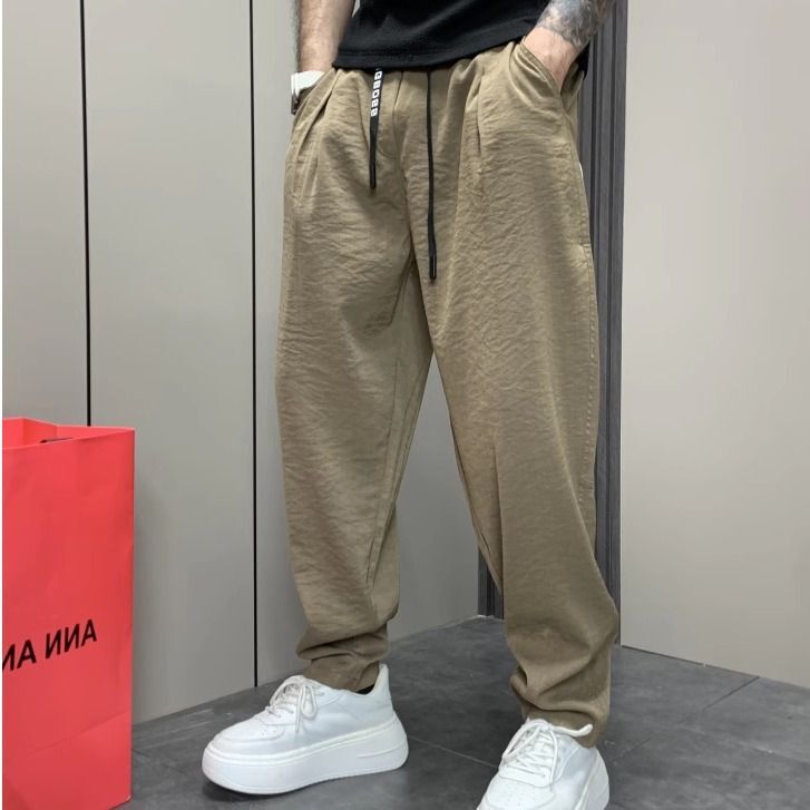 Clearance Sale Outlet Clearance Big Brand Foreign Trade Men's Versatile Loose Casual Harem Jogger Pants with Cuffs