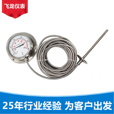 压力式温度计WTZ-280WTQ-280测油温水温工业温度计全不锈钢