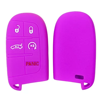 Rubber Key Protective Cover — Static Rod/Key Bag - purple