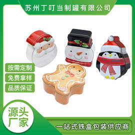 供应铁盒包装 马口铁异形曲奇糖果礼品圣诞饼干铁盒包装 支持logo