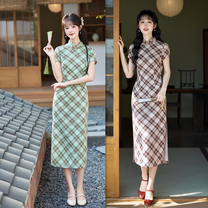 Long summer fashionable cheongsam