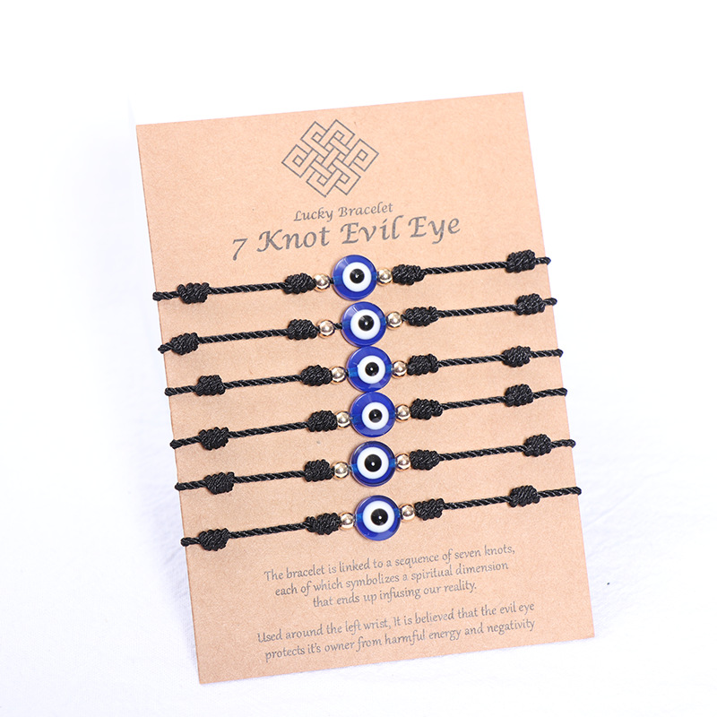 Lucky Evil Eye Red String Bracelet Protection Beaded Jewellery_voghion.com