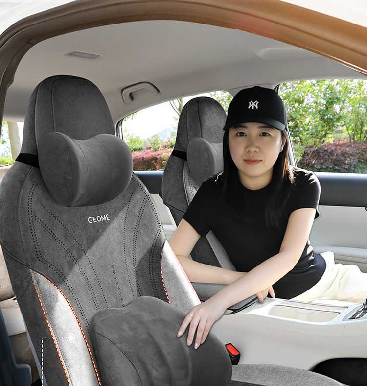 Suitable for Geely Star Wish Special Car Seat Cushions for All Seasons, Semi-Enclosed Suede Saddle Cushions, Interior Seat Covers