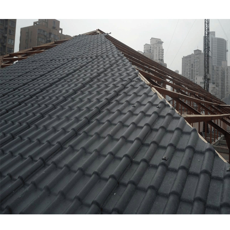 菏泽ASA合成树脂瓦屋顶塑料瓦聊城仿古一体瓦德州PVC树脂瓦别墅瓦