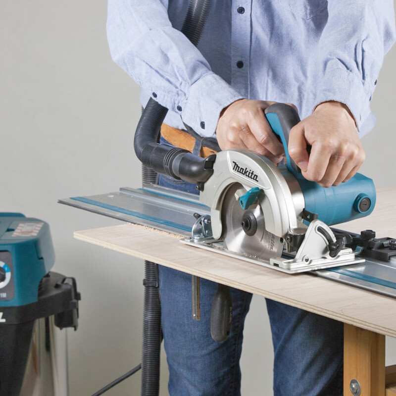 Preventa Makita Makita DSP600 Sierra circular eléctrica Riel guía Sierra circular Madera universal regla guía para trabajar la madera Corte lineal Makita