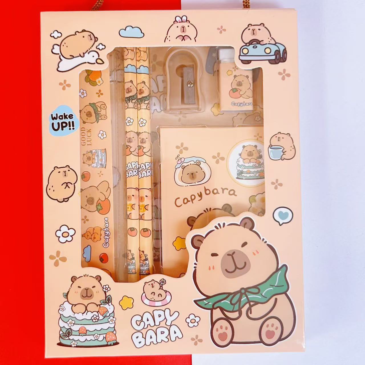 Set de Papelería Sanrio con Diseño de Mascotas, Set de Lápiz y Regla de Kuromi de Alta Calidad, Papelería para Estudiantes, Regalo y Premio para el Día del Niño.