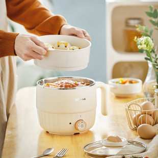 Bear/Little Bear Drg-F12H2 Electric Hot Pot Student Dormitory Electric Cooking Pot Noodle Cooking Electric Hot Pot Mini Small Electric Pot
