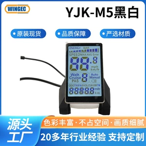 ebike electric assist bicycle display manufacturer direct sales waterproof five-core intelligent backlit LCD large screen display