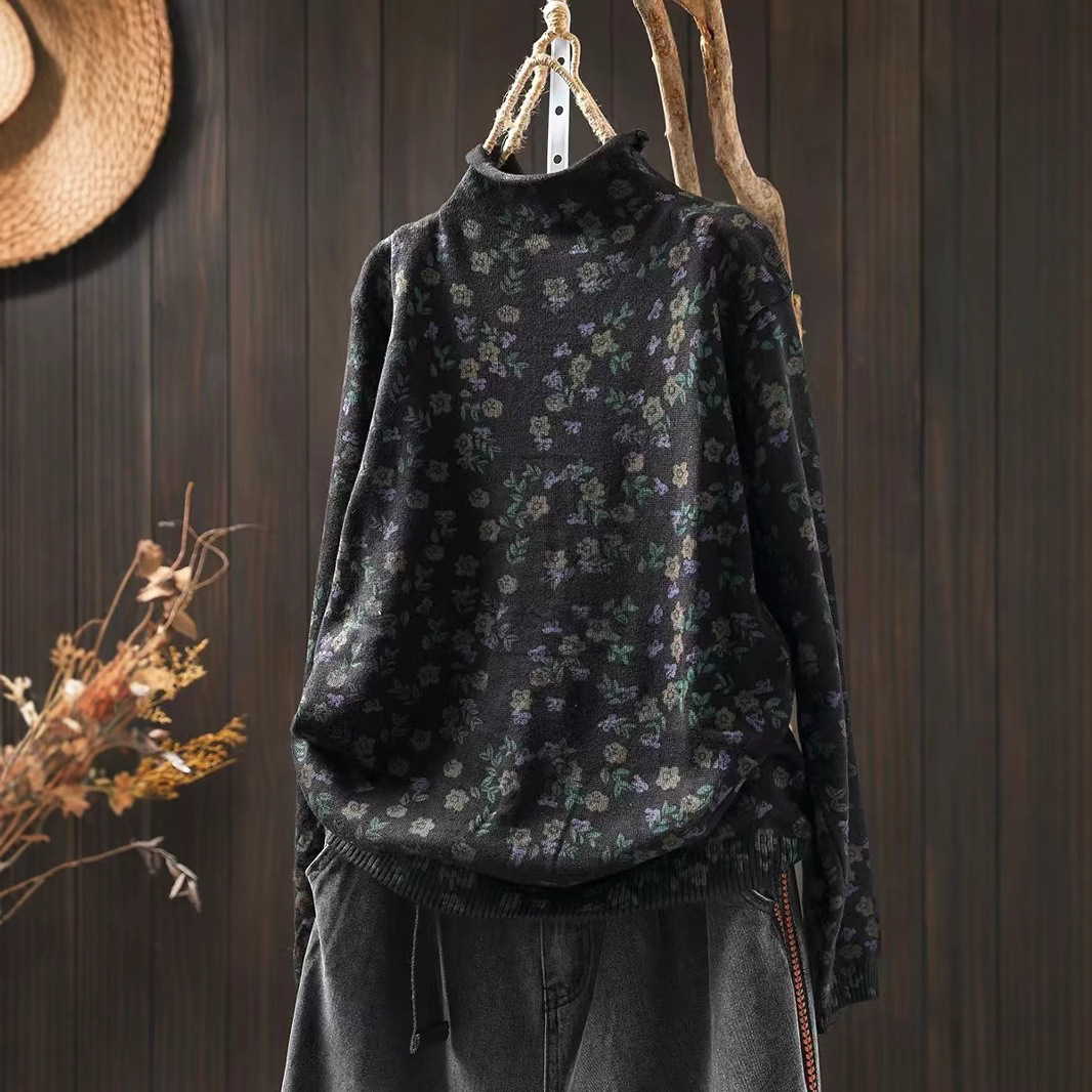 Winter colored keep warm base sweater