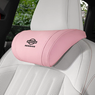 Suitable for Nissan Car Headrests, Headrest - small-k-velvet-sakura-pink-nissan-headrest-1-piece