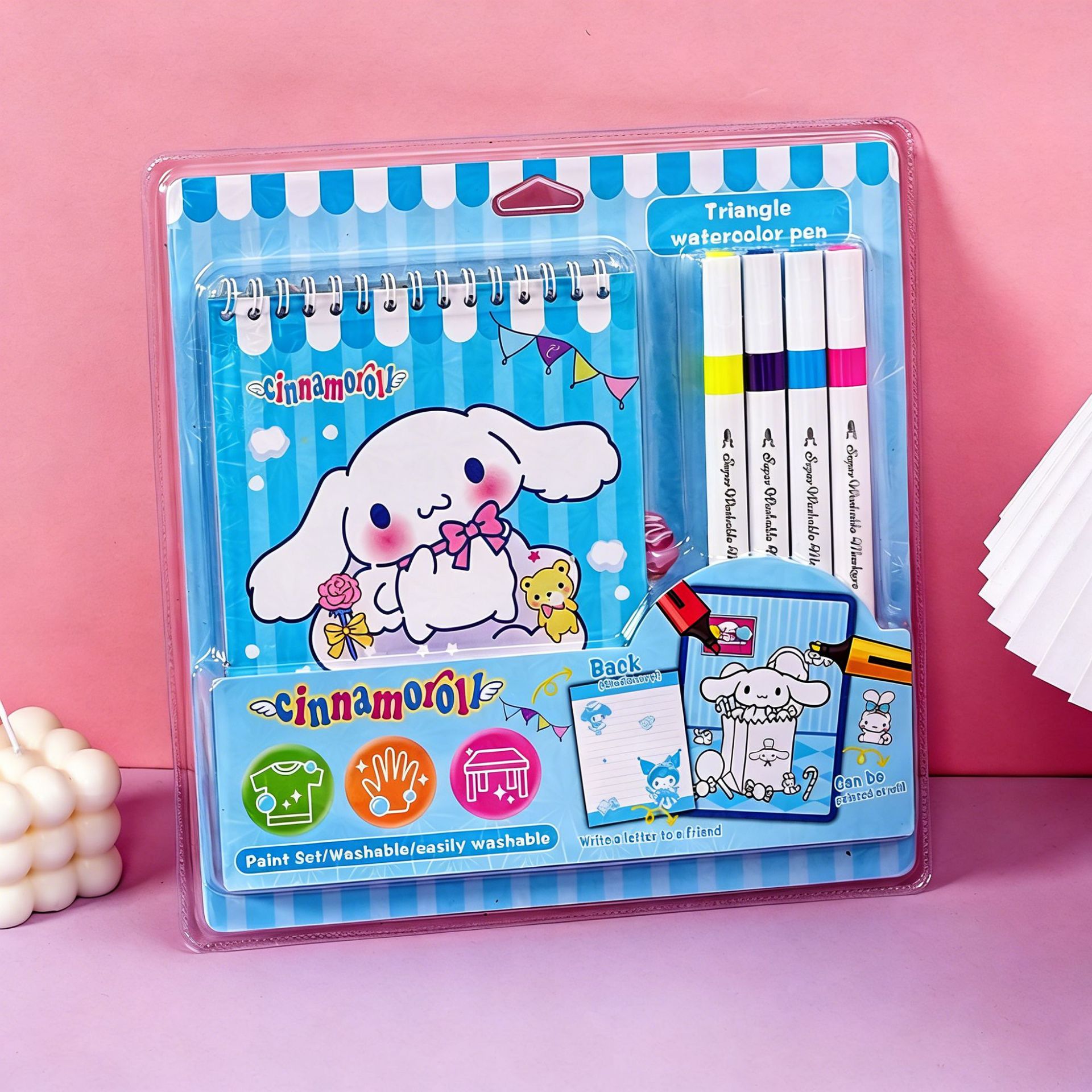Libro para Colorear Infantil de Papel para Dibujo y Fiestas Temáticas