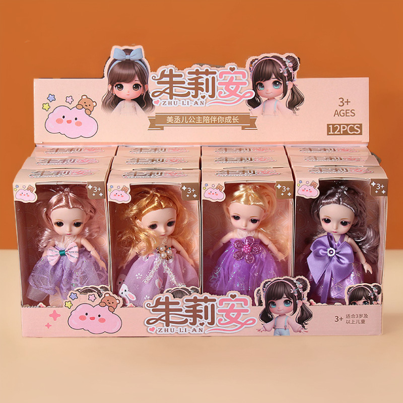 Children's play house doll 6 inch princess doll multi-joint movable toy girl small gift organization wholesale