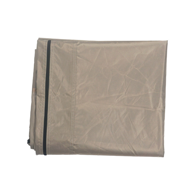 버튼 천 다크 브라운 비닐 (중간에 지퍼 없음)