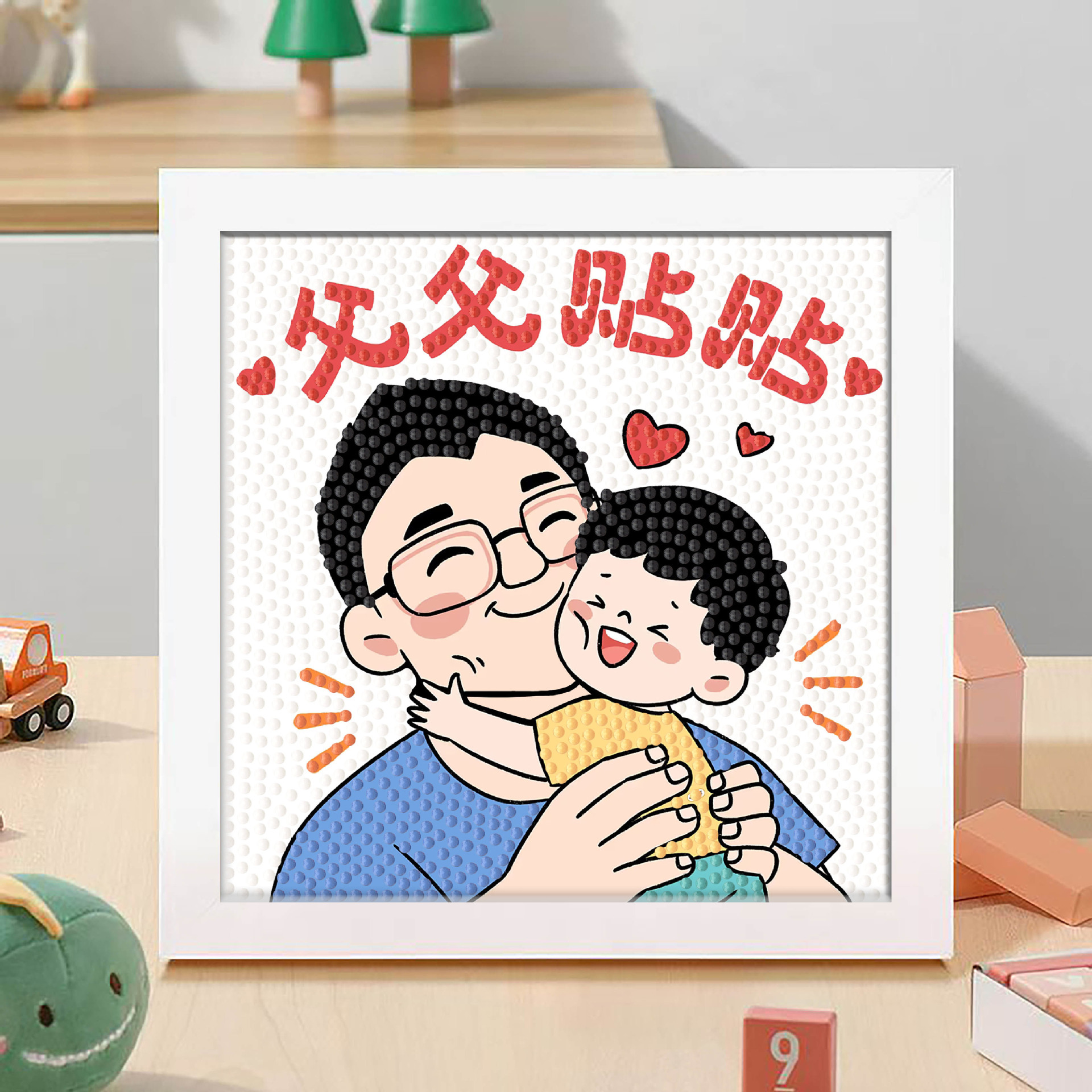 Diamante infantil DIY hecha a mano con material de marco paquete de dibujos animados Sanliou pegatinas de diamante regalo al por mayor pinturas de mampostería