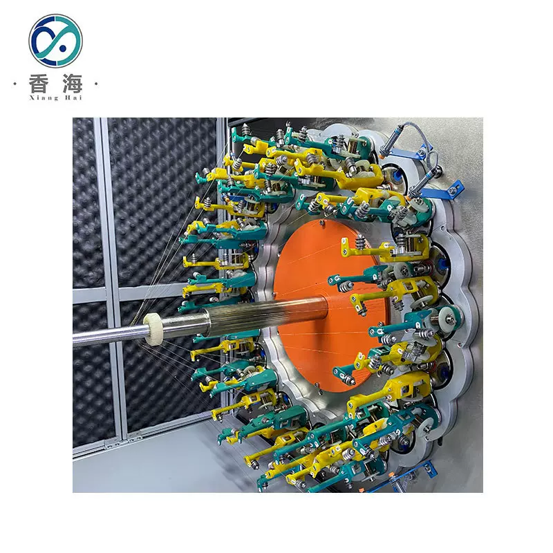 卧室医疗导管、金属丝、碳纤维48锭/72锭高速编织机