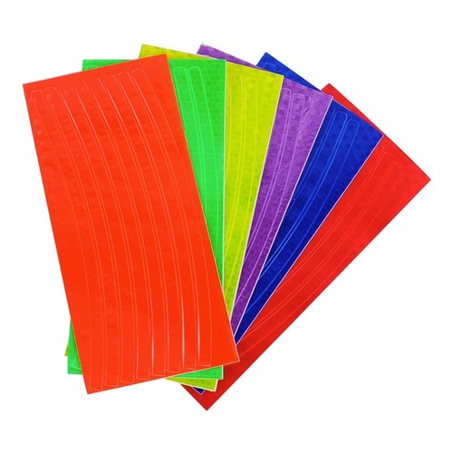 Mountain bike wheel reflective stickers, wheel rim stickers, Hot Wheels reflective stickers, racing tire stickers, bicycle accessories