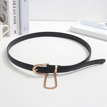 秋冬服装配饰腰带百搭链条款女士个性皮带厂家批发轻奢束腰腰间