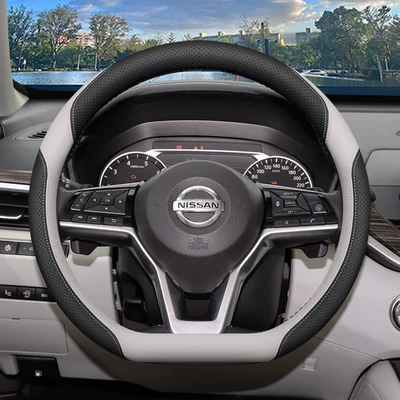 Nissan Sylphy Steering Wheel Cover, Steering wheel cover - nissan-exclusive-d-type-black-rice-ultra-thin-edition-nissan-sylphy